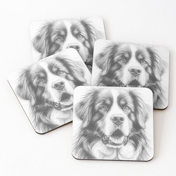 Item preview, Bernese Mountain Dog designed and sold by Leon Woods Pencil Art.