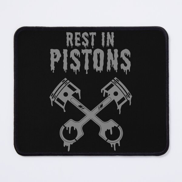 Item preview, Rest in Pistons – Funny Halloween Car Quote Shirt designed and sold by Vroomium.