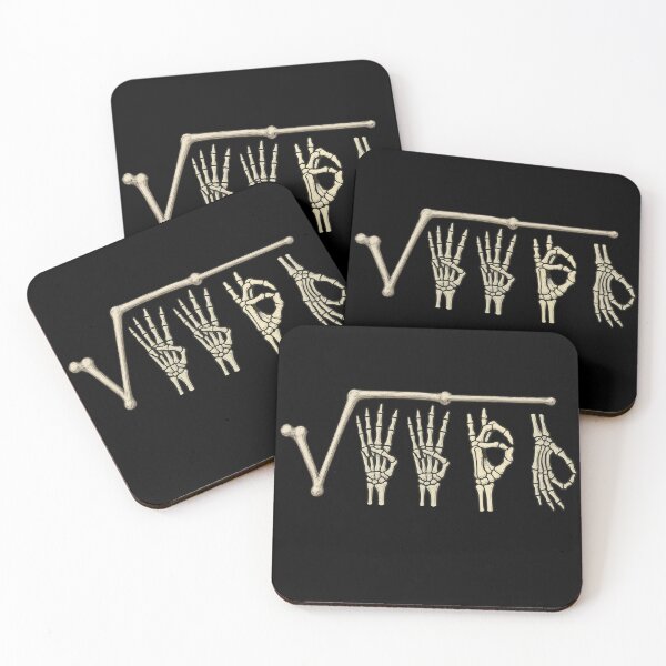 Item preview, Drip Square Root 4489 67 Meme Skeleton Hands designed and sold by Prints-by-Olaf.