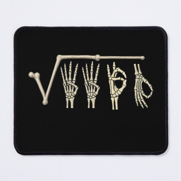 Item preview, Drip Square Root 4489 67 Meme Skeleton Hands designed and sold by Prints-by-Olaf.