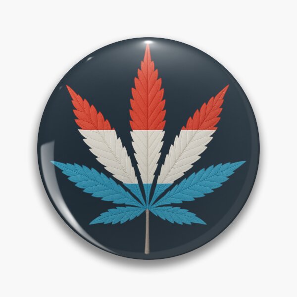 Item preview, Cannabis Leaf – Luxembourg Pride Edition designed and sold by BlueB420.