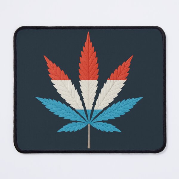 Item preview, Cannabis Leaf – Luxembourg Pride Edition designed and sold by BlueB420.