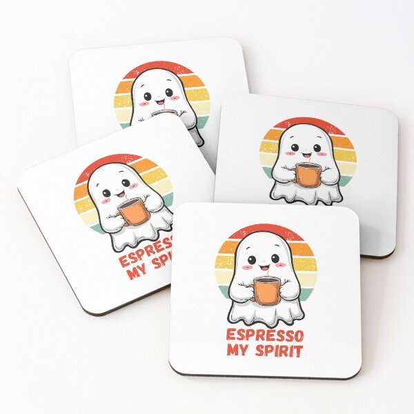 Item preview, Cute Ghost Espresso Lover designed and sold by berwies.