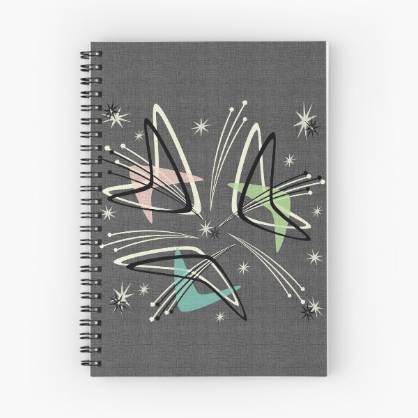 Item preview, Boomerangs & Stars on Gray Fabric Texture designed and sold by studioxtine.