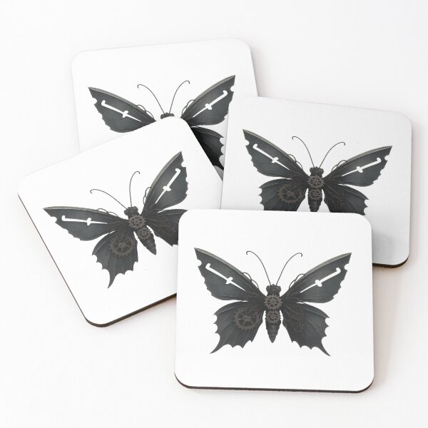 Item preview, Metal Butterfly – Dark Steampunk Elegance designed and sold by ustylelab.