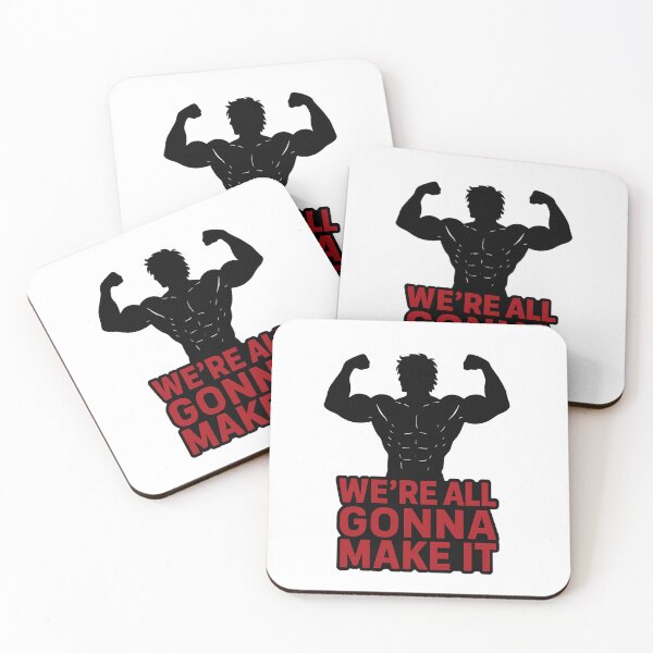 Item preview, We're All Gonna Make It - Aesthetic Gym Motivation Design designed and sold by DesignArtShop06.