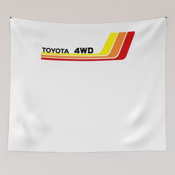 Item preview, Vintage Racing Stripes Toyota 4WD designed and sold by ArianaContrer4.
