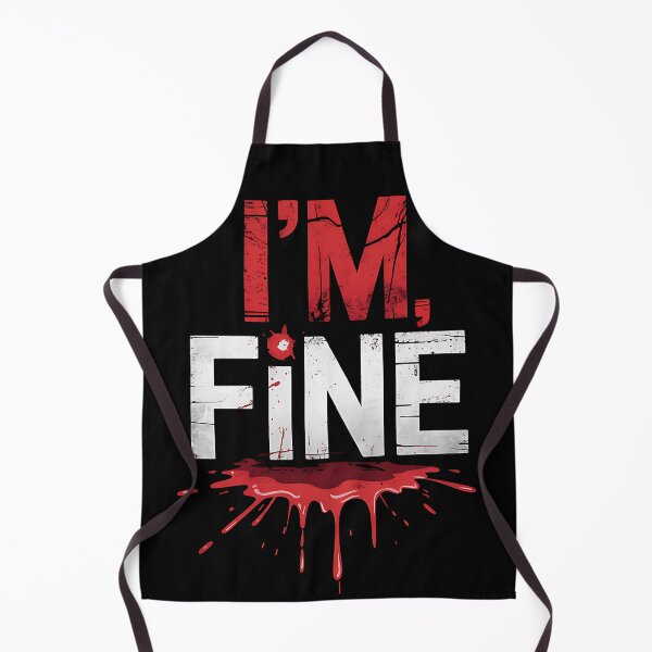 Item preview, I’m Fine Bloody Joke designed and sold by sandrahofer-art.