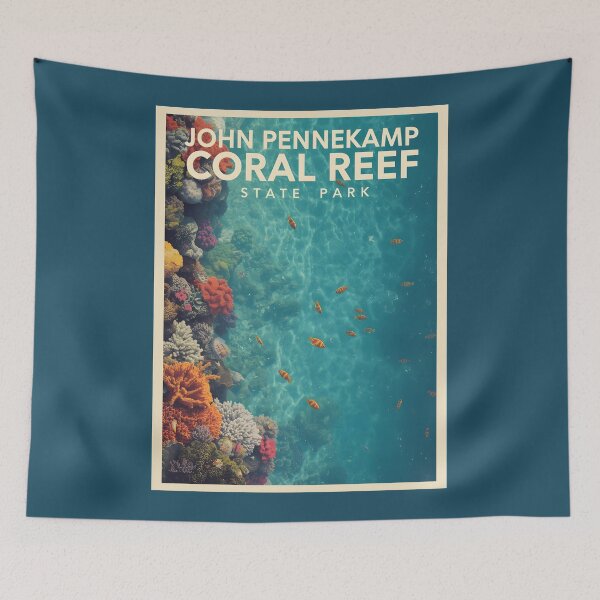 Item preview, John Pennekamp Coral Reef State Park - Florida  designed and sold by GoodOldVintage.