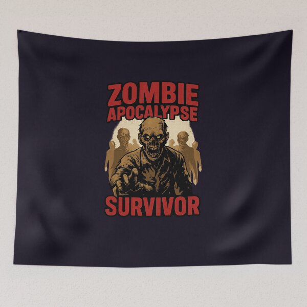Item preview, Zombie Apocalypse Survivor - Post Apocalyptic horror graphic  designed and sold by DesignArtShop06.