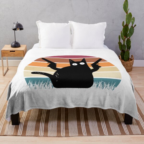 Item preview, Vintage Retro Black Cat Pew Pew Madafakas! funny cat pew pew madafakas designed and sold by ArianaContrer4.