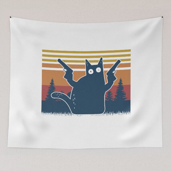 Item preview, Vintage Retro Black Cat Pew Pew Madafakas! Vintage Retro Funny cat pew pew madafakas designed and sold by ArianaContrer4.