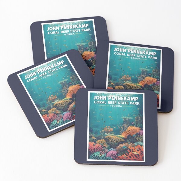 Item preview, John Pennekamp Coral Reef State Park - Florida  designed and sold by GoodOldVintage.