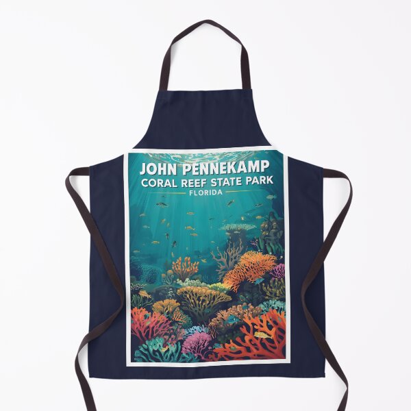 Item preview, John Pennekamp Coral Reef State Park - Florida designed and sold by GoodOldVintage.