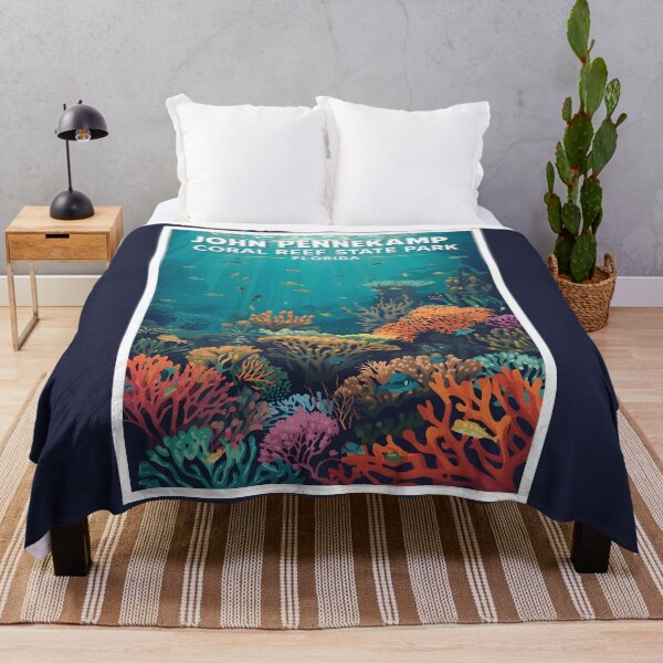 Item preview, John Pennekamp Coral Reef State Park - Florida designed and sold by GoodOldVintage.