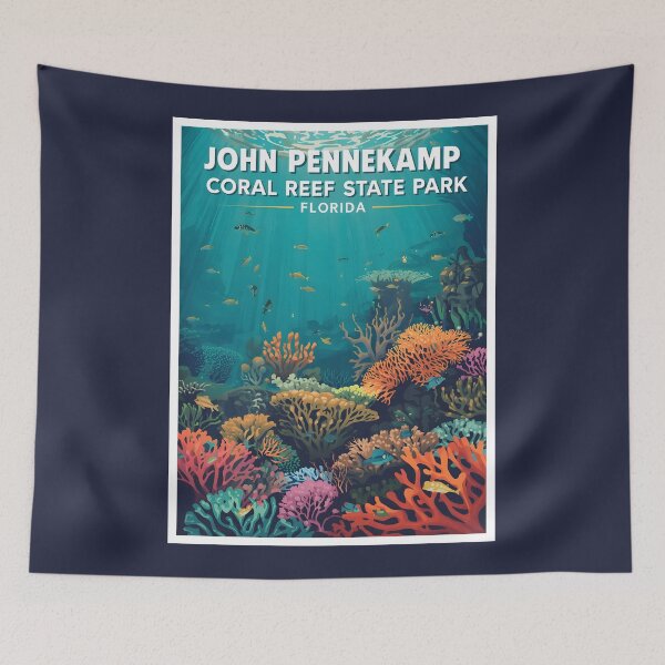 Item preview, John Pennekamp Coral Reef State Park - Florida  designed and sold by GoodOldVintage.