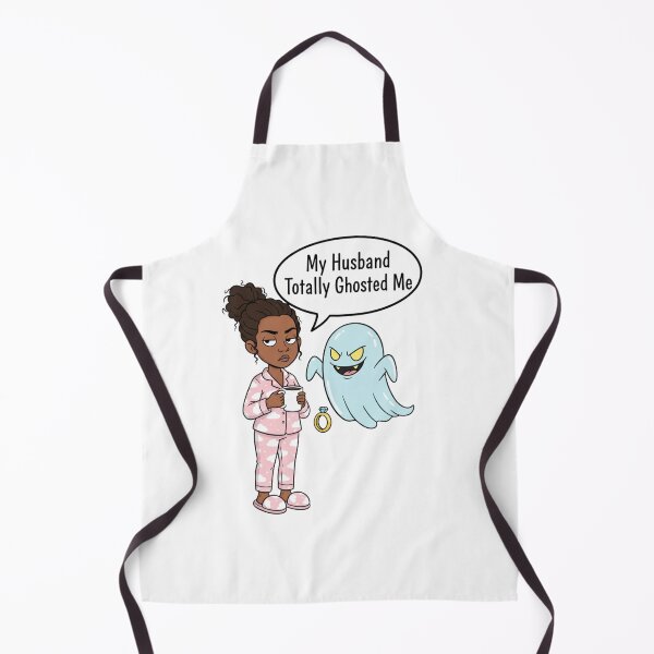 Item preview, My Husband Totally Ghosted Me Minimalist Sad Ghost Divorce Sticker Tee designed and sold by GeniePixel.