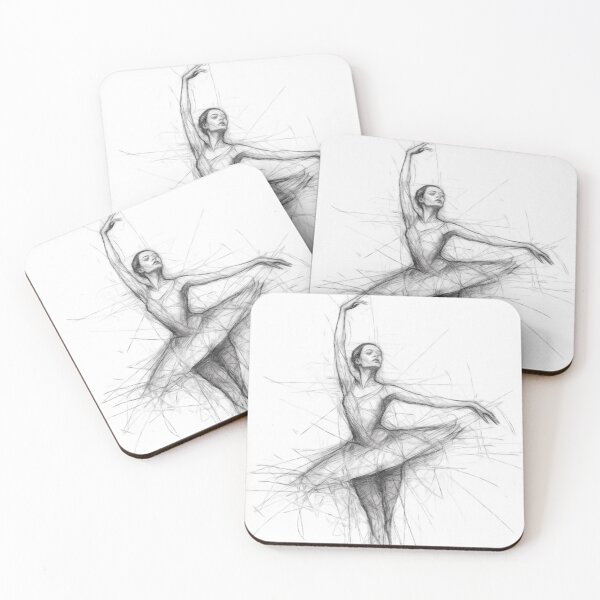 Item preview, Elegant Ballet Dancer designed and sold by Leon Woods Pencil Art.