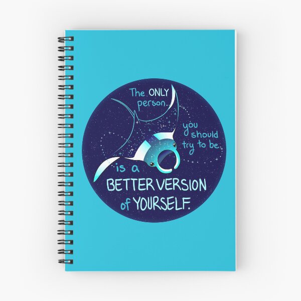 Item preview, "The Only Person You Should Try to Be" Galaxy Manta Ray designed and sold by thelatestkate.