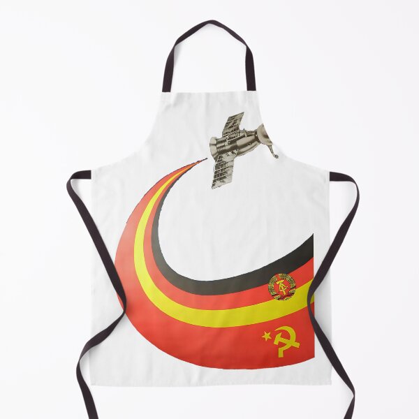 Item preview, Soviet East German Space Poster | Interkosmos Soyuz Mission Art - USSR GDR Space Collaboration, Cosmonaut Sigmund Jähn Print & Cold War Space History designed and sold by RevolutionToday.