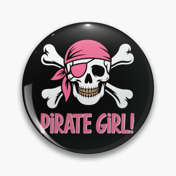 Item preview, Pirate Skull Girls Pirate Girl  designed and sold by SlogariArt.