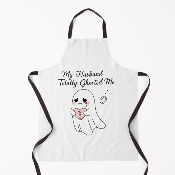 Item preview, My Husband Totally Ghosted Me Minimalist Sad Ghost Divorce Sticker Tee designed and sold by GeniePixel.