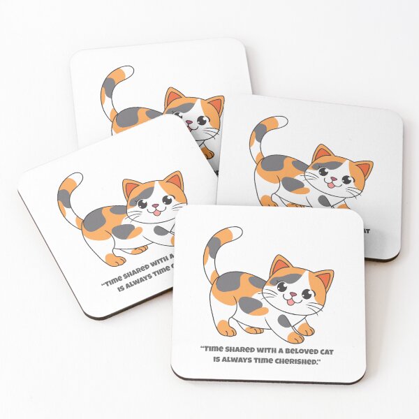 Item preview,  Time Cherished with a Beloved Cat - Cute Calico Kitty Design designed and sold by SaadArtCo.
