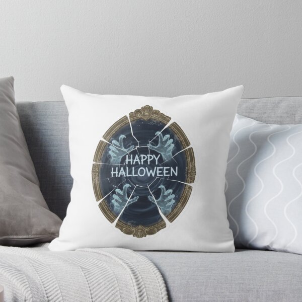 Item preview, Haunted Mirror Happy Halloween Reflection designed and sold by PrintBreeze.