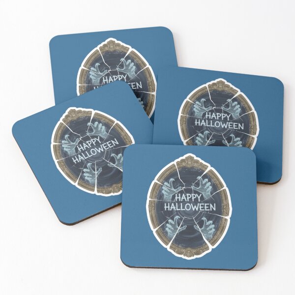 Item preview, Haunted Mirror Happy Halloween Reflection designed and sold by PrintBreeze.