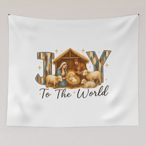 Item preview, Joy To The World Jesus Christmas designed and sold by bethanyrodgers6.