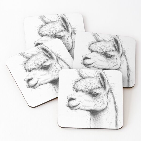 Item preview, Alpaca Line Drawing designed and sold by Leon Woods Pencil Art.