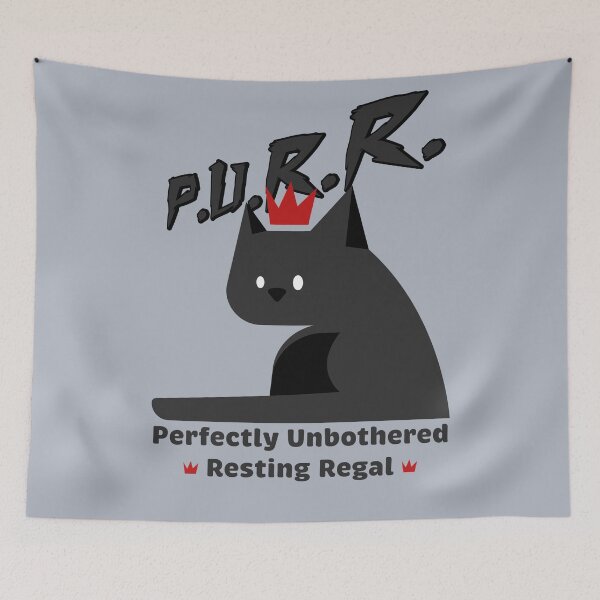 Item preview, P.U.R.R. – Perfectly Unbothered, Resting Regal designed and sold by Milena R..