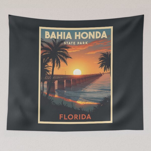 Item preview, Bahia Honda State Park - Florida  designed and sold by GoodOldVintage.