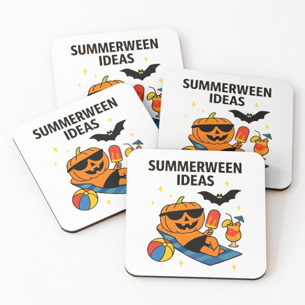 Item preview, Funny Summerween Pumpkin Design – Halloween Meets Summer Vibes designed and sold by RuweisVibes.