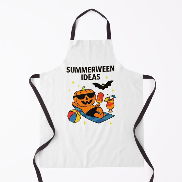 Item preview, Funny Summerween Pumpkin Design – Halloween Meets Summer Vibes designed and sold by RuweisVibes.