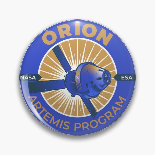 Item preview, Orion. NASA ESA. Artemis Program Commemorative Badge designed and sold by BGALAXY.