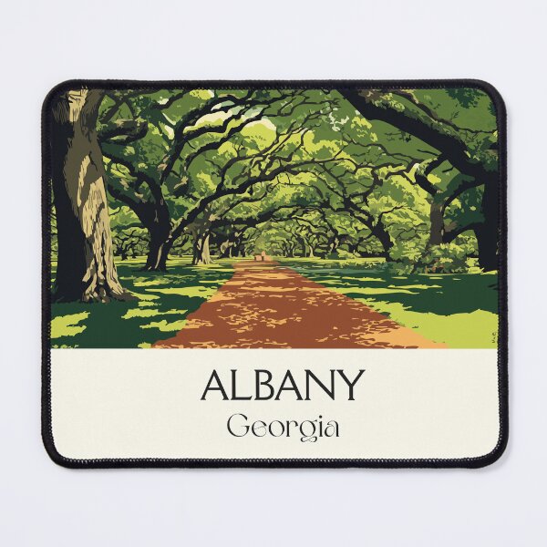 Item preview, Albany Georgia Live Oak Alley Art Print designed and sold by TuncGK.