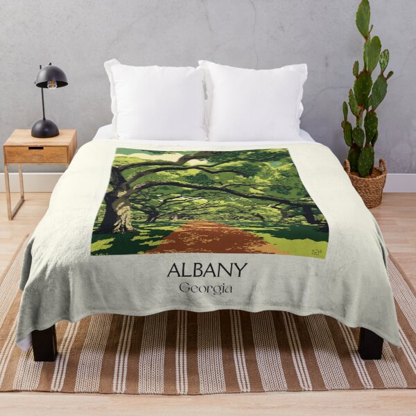 Item preview, Albany Georgia Live Oak Alley Art Print designed and sold by TuncGK.