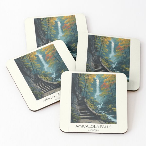 Item preview, Amicalola Falls Georgia State Park Art Print designed and sold by TuncGK.