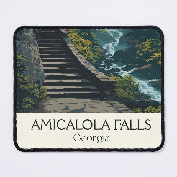Item preview, Amicalola Falls Georgia State Park Art Print designed and sold by TuncGK.