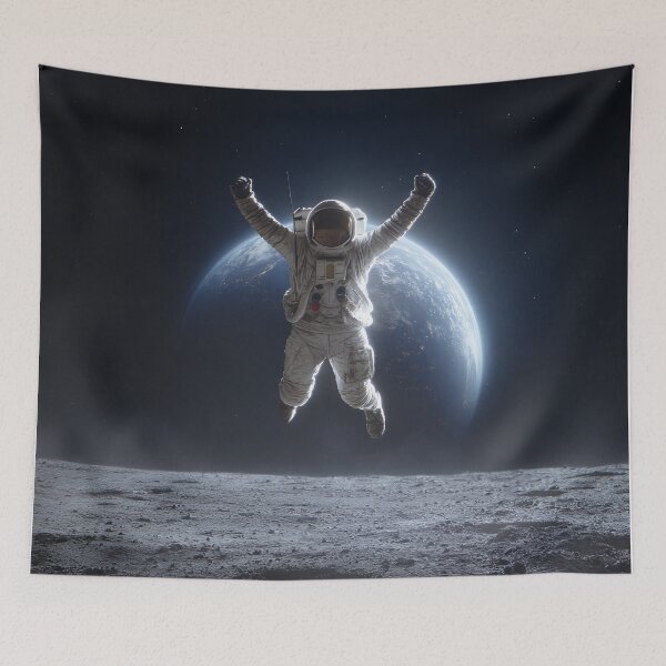 Item preview, Alone astronaut on the Moon designed and sold by oilidesing.