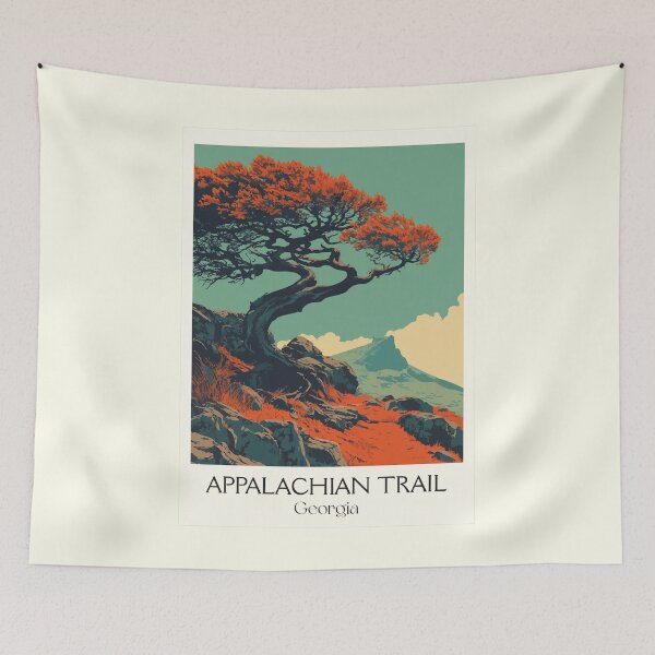 Item preview, Appalachian Trail Georgia Art Print designed and sold by TuncGK.
