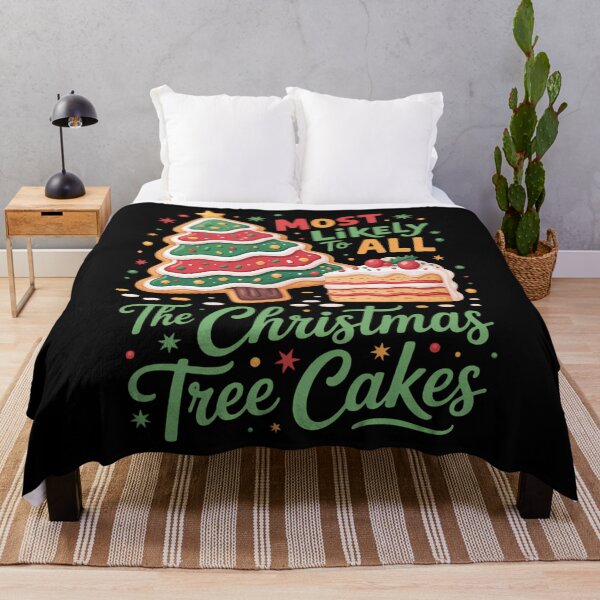 Item preview, Most Likely To Eat All The Christmas Tree Cakes designed and sold by Sunset4Bones.