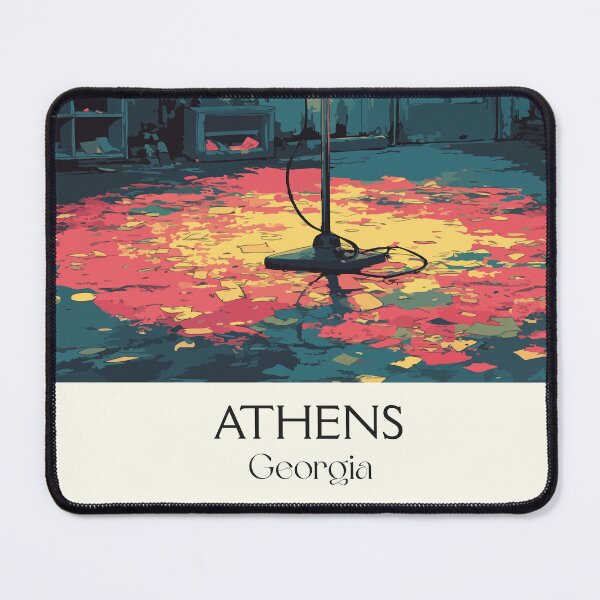 Item preview, Athens Georgia Music Scene Art Print designed and sold by TuncGK.