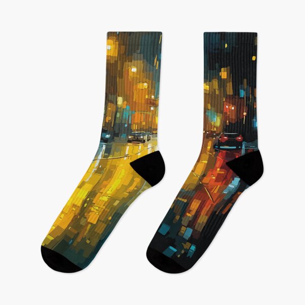Item preview, Atlanta Georgia Cityscape Night Art Print designed and sold by TuncGK.