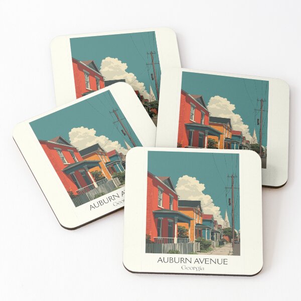 Item preview, Auburn Avenue Atlanta Historic Art Print designed and sold by TuncGK.