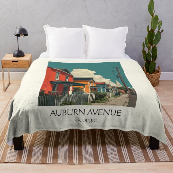 Item preview, Auburn Avenue Atlanta Historic Art Print designed and sold by TuncGK.