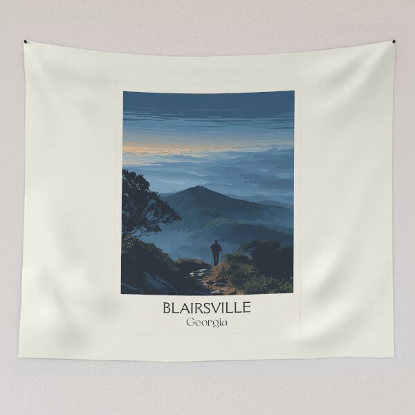 Item preview, Blairsville Georgia Blue Ridge Mountains Art Print designed and sold by TuncGK.