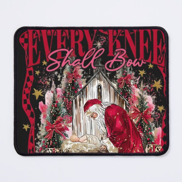 Item preview, Every Knee Shall Bow | Christian Christmas Nativity Design | Faith-Based Holiday Philippians 2:10 Art designed and sold by FlorineArias.
