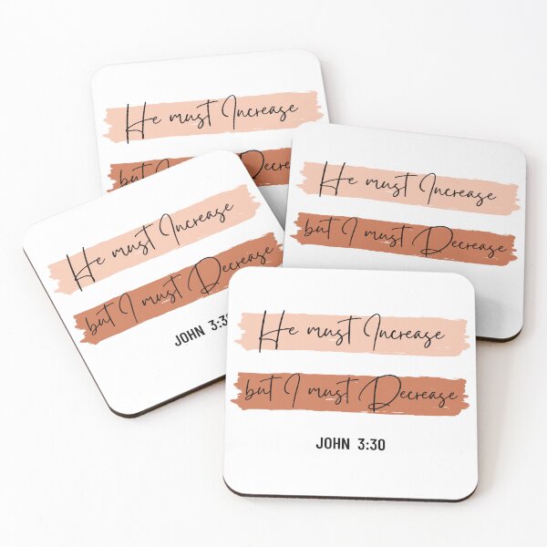 Item preview, John 3:30 Bible Verse designed and sold by Jesil Dacay.